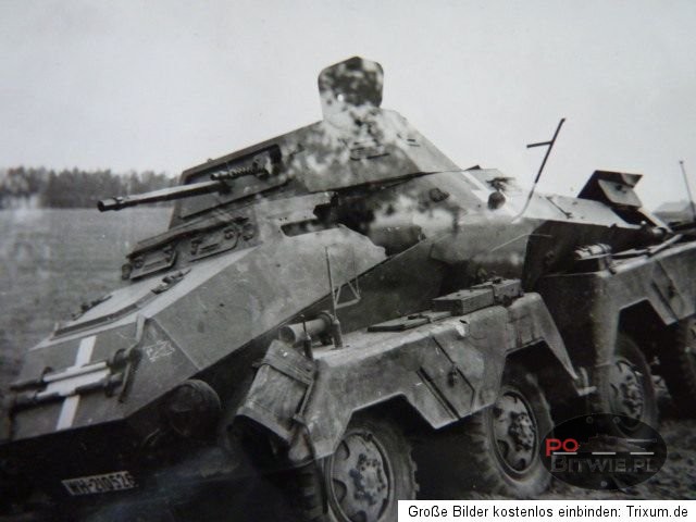 [PSW][#510]{008}{a} s.Pz.Sp.Wg Sd.Kfz.231 (8 Rad), Aufkl.Abt.(mot.).6, WH-210526, Kowale k.Praszka, w rowie, wyrwa z lewej pod wieżą.jpg