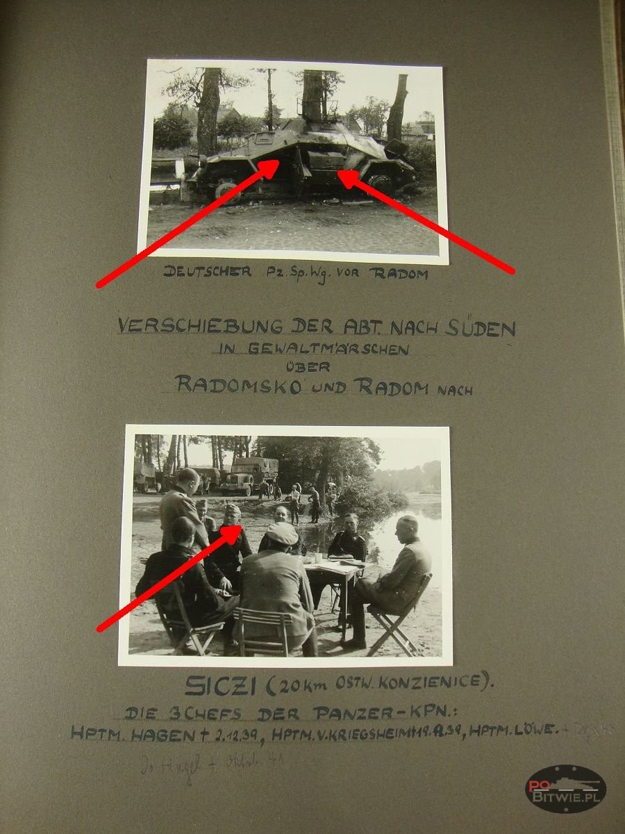 [PSW][#190]{101}{b} le.Pz.Sp.Wg (2 cm) Sd.Kfz.222, Aufkl.Abt.(mot.).X, WH-xxxxx, okolice Radomia przy drewnianej barierce, później Fabryka Broni w Radomiu (A.Pz.Abt.65.001).JPG